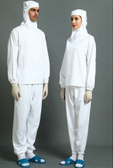 连帽内服白色洁净服